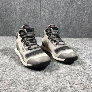 KEEN Bellows Flex Waterproof Boots Womens 11W Gray Hiking Ankle